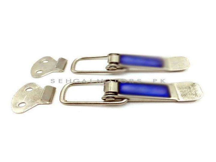 Car Chrome & Blue Fender Clips