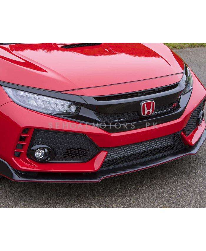 Honda Civic Type R Grille Black Without Logo - Model 2016-2021