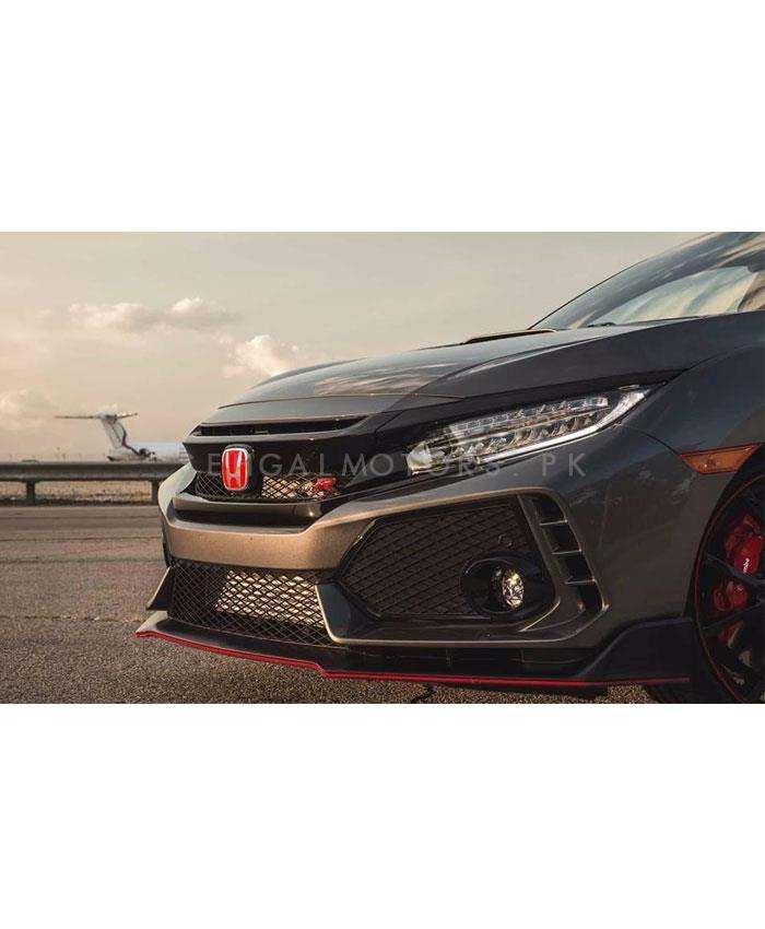 Honda Civic Type R Grille Black Without Logo - Model 2016-2021