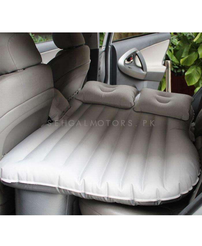 Car Back Seat Air Inflatable Mattress Portable Bed Beige