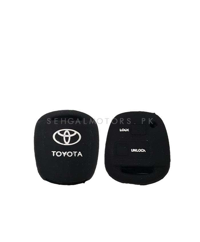 Toyota Prado PVC Silicone Protection Key Cover 2 Buttons - Model 2002-2009