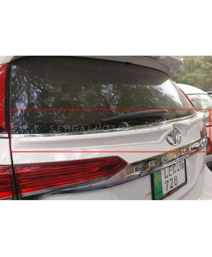 Toyota Fortuner Rear Mid Spoiler Style B - Model 2016-2021