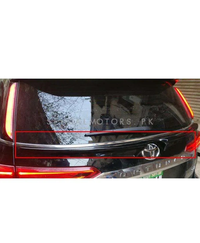 Toyota Fortuner Rear Mid Spoiler Style B - Model 2016-2021