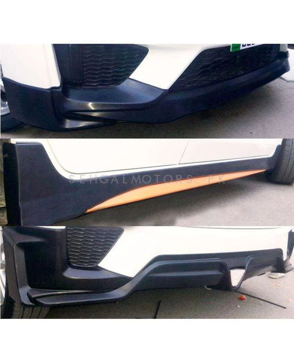 Honda Fit Evo Style Bodykit 4PC - Model 2013-2019