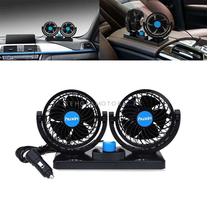 Rotatable Dual Speed Car Electric Fan