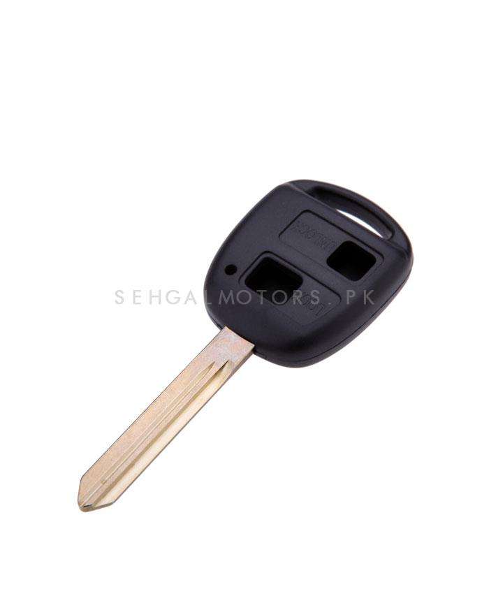 Toyota Vitz Replacement Key Shell Case Cover 2 Button Black