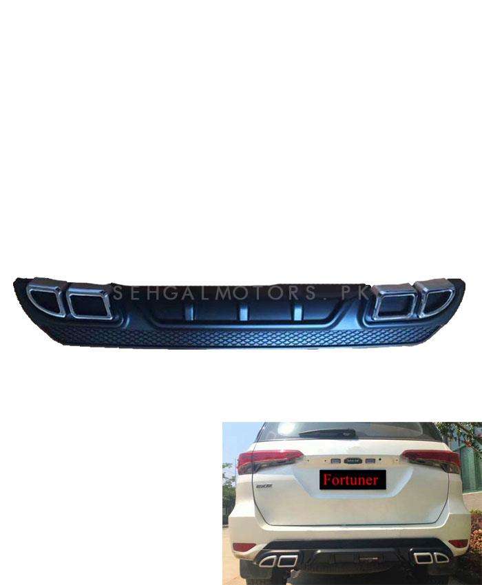 Toyota Fortuner Rear Bumper Diffuser - Model 2016-2021