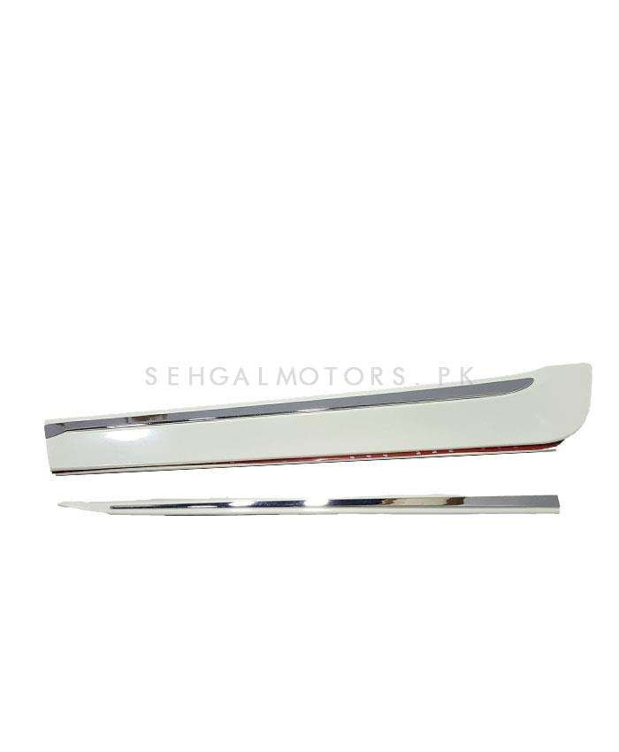 Toyota Corolla / Isuzu D-Max Door Lower Chrome Moulding Big Version 4 PCS-