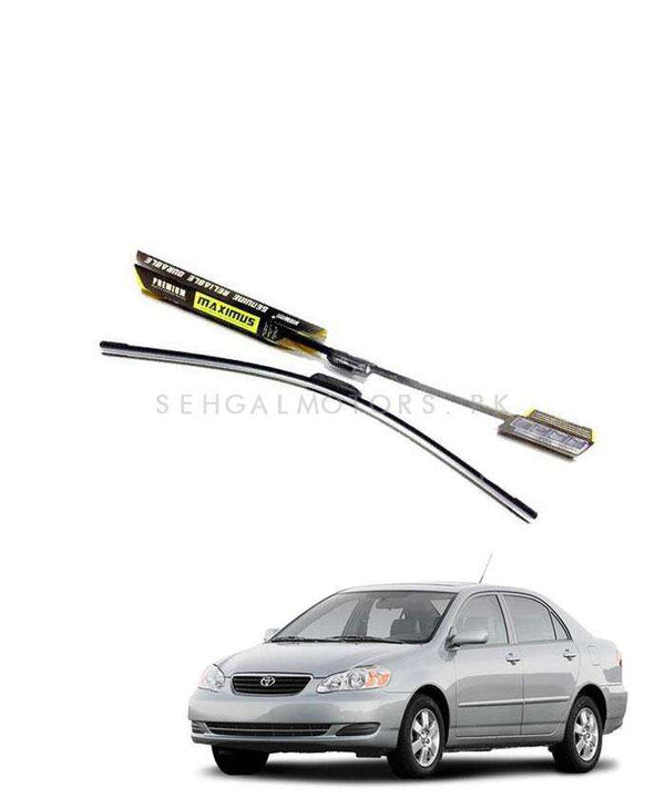 Toyota Corolla Maximus Premium Silicone Wiper Blades - Model 2002 - 2008