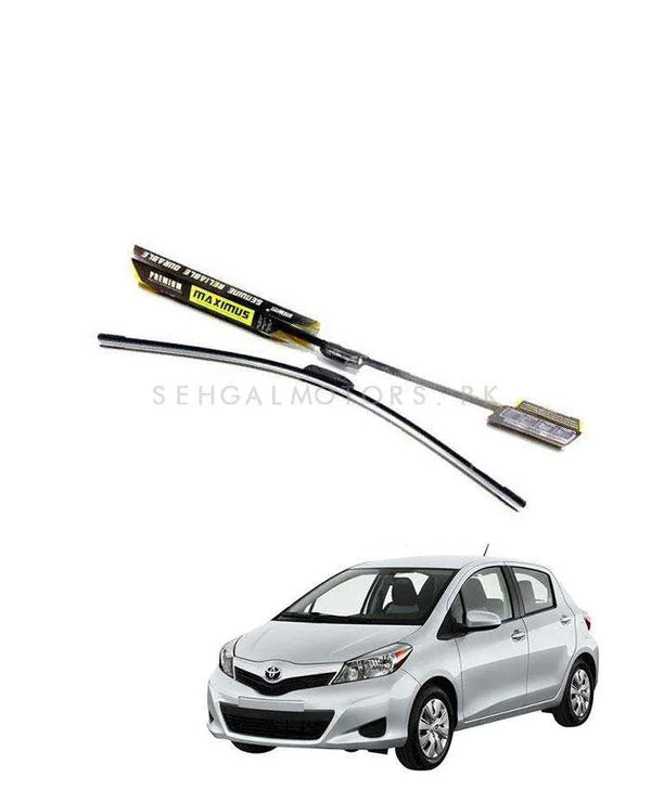 Toyota Vitz Maximus Premium Silicone Wiper Blades - Model 2010-2017