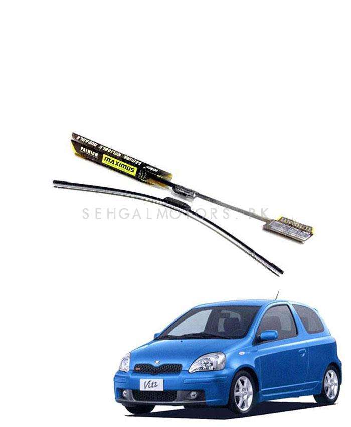 Toyota Vitz Maximus Premium Silicone Wiper Blades - Model 1998 - 2004