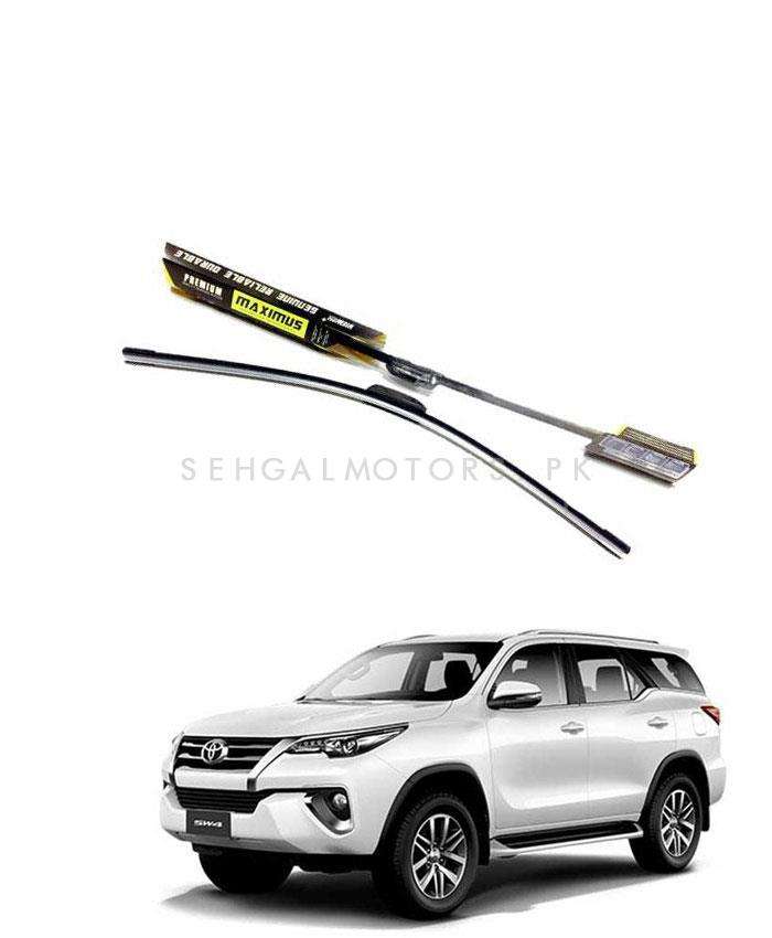 Toyota Fortuner Maximus Premium Silicone Wiper Blades - Model 2016-2021