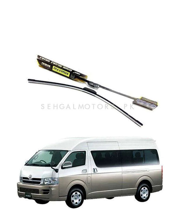 Toyota Hiace Maximus Premium Silicone Wiper Blades - Model 2004-2017