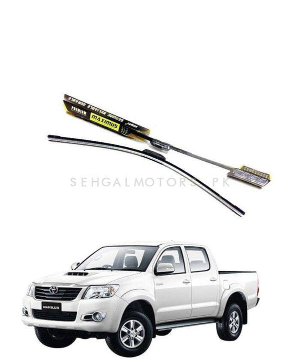 Toyota Hilux Vigo Maximus Premium Silicone Wiper Blades - Model 2005-2016