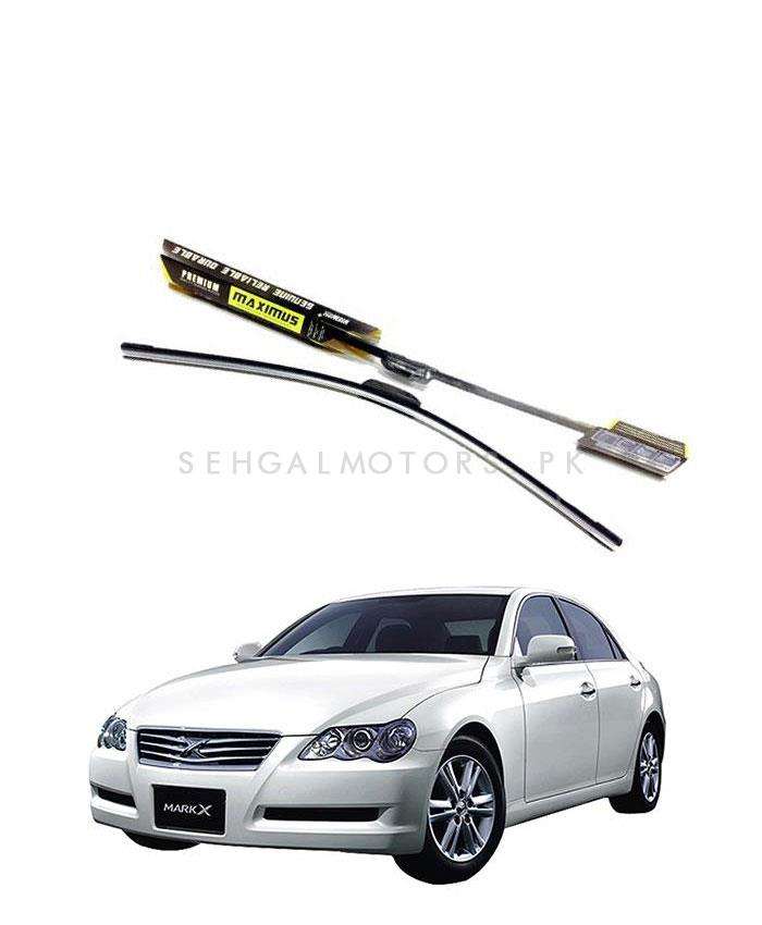 Toyota Mark X Maximus Premium Silicone Wiper Blades - Model 2004-2009