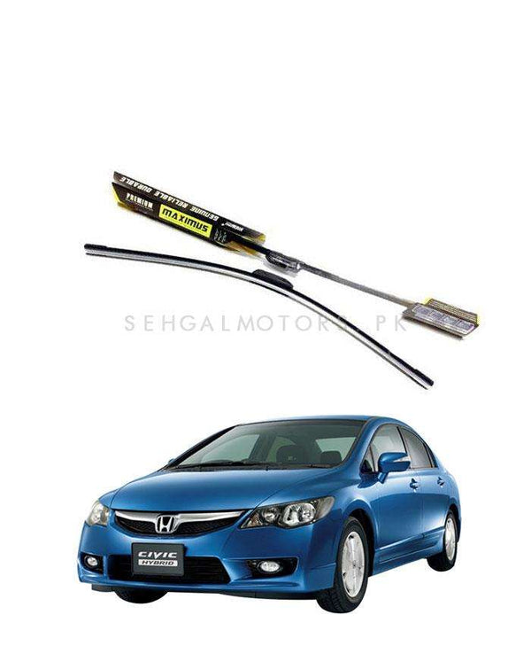 Honda Civic Hybrid Maximus Premium Silicone Wiper Blades - Model 2005-2010