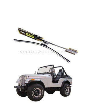 Jeep CJ 5 Maximus Premium Silicone Wiper Blades - Model 1954 - 1983