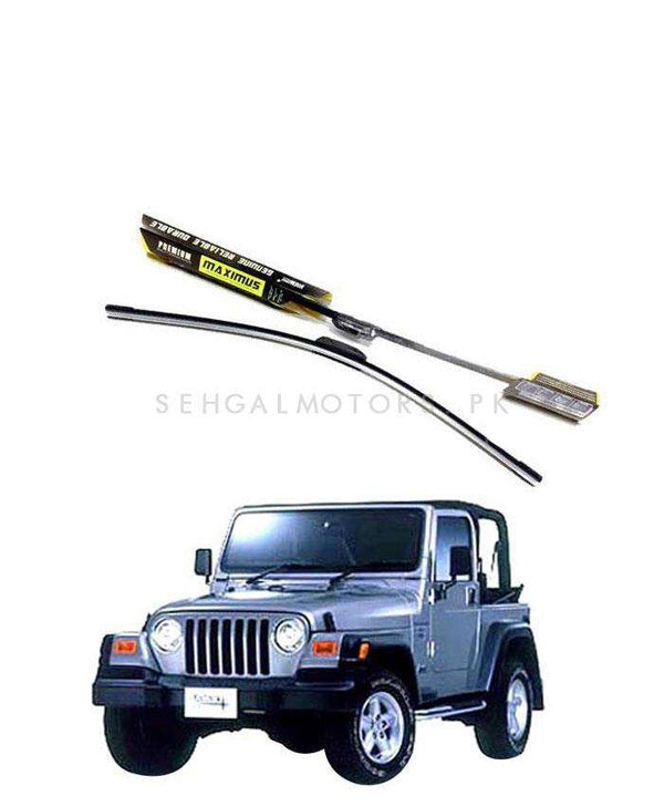 Jeep Wrangler Maximus Premium Silicone Wiper Blades 1996 - 2006