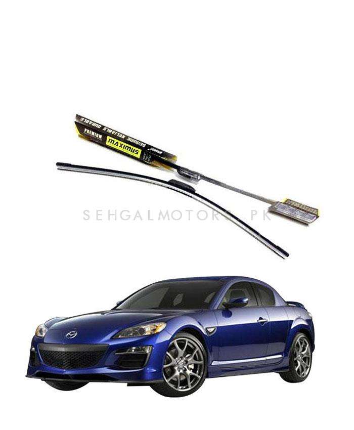 Mazda RX8 Class Maximus Premium Silicone Wiper Blades - Model 2003 - 2012