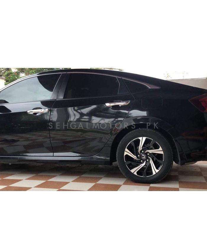 Honda Civic 3D Rim Sticker 16 inches Carbon Fiber - Model 2016-2021