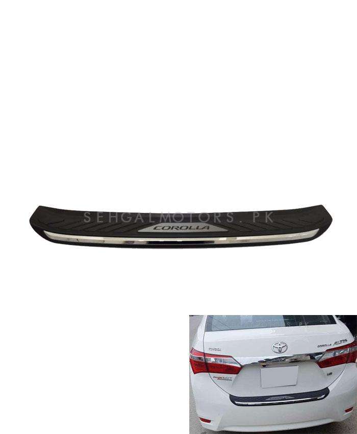 Toyota Corolla Trunk Bumper Protector Black - Model 2014-2021