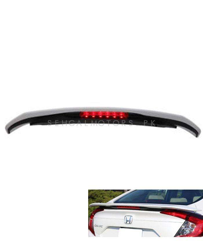 Honda Civic SI Spoiler American Style With Reflector - Model 2016-2021