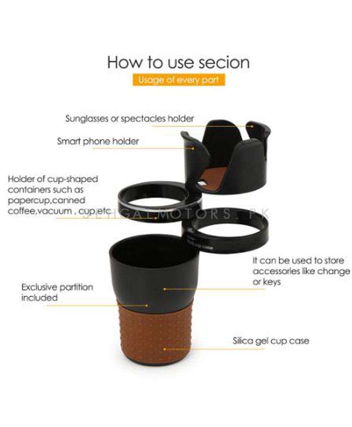 Multifunctional Portable Car Organizer Cup Holder