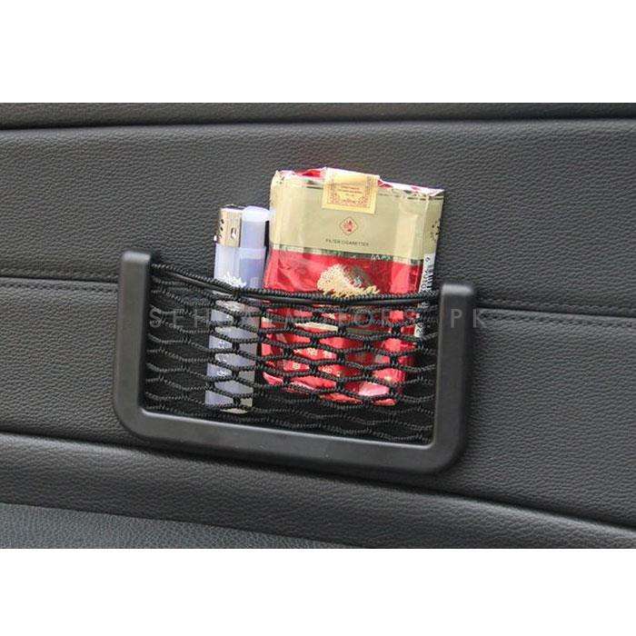 Car Net String Box Side Pocket Organizer Bags Baskets Mobile Phone Holder Small