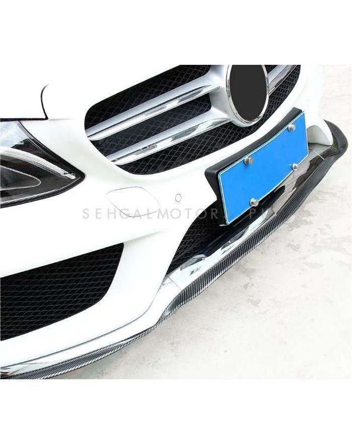 Rubber Lip Protector Carbon Fiber Black