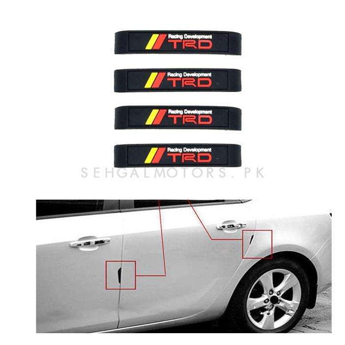 TRD Door Guards Protectors Black Red