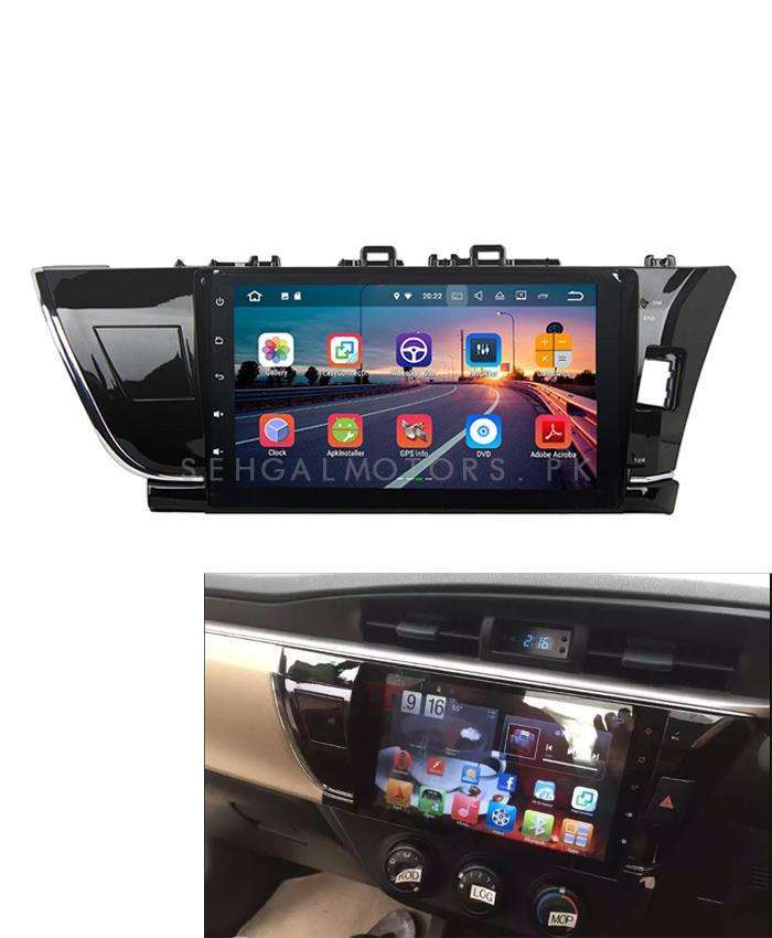 Toyota Corolla Android LCD Black 10 Inches - Model 2014-2017