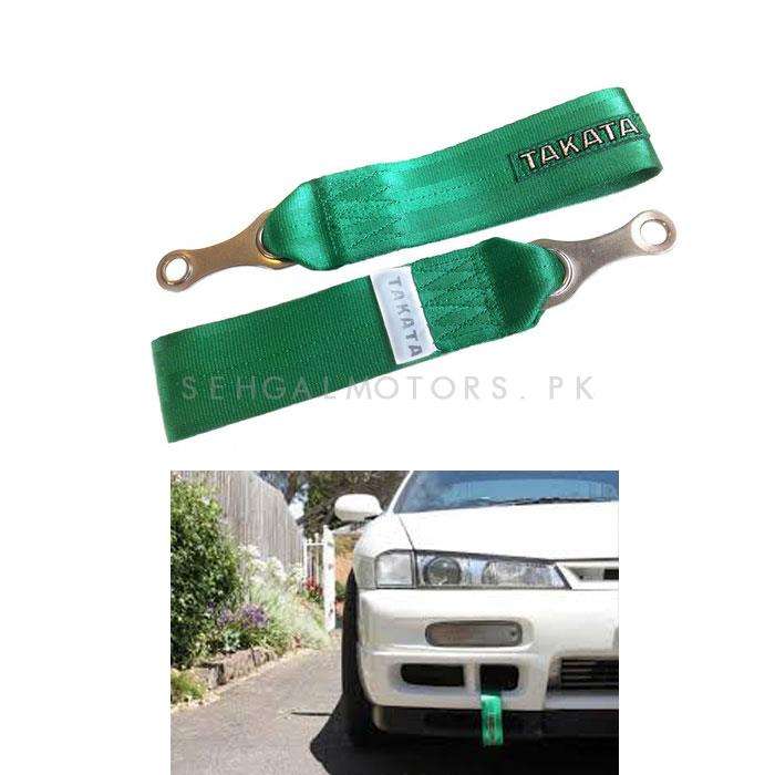 Takata Strap Tow Hook - Green