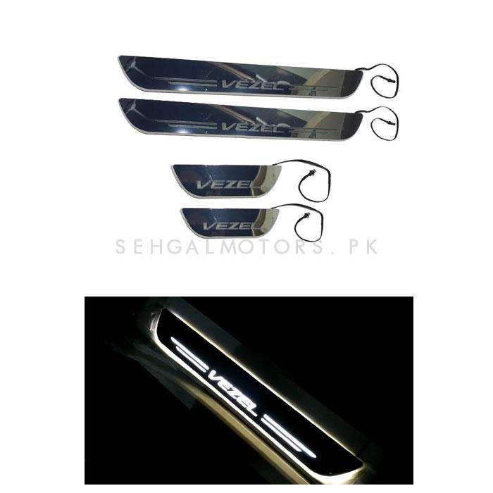 Honda Vezel Glass LED Sill Plates / Skuff LED panels - Model 2013-2021