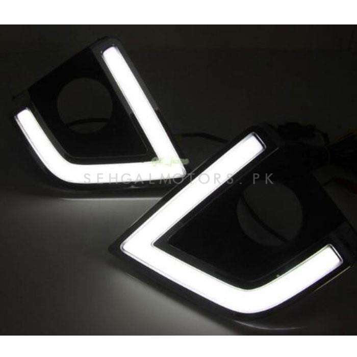 Toyota Corolla Smd Cob Fog Lamps Light Drl Covers