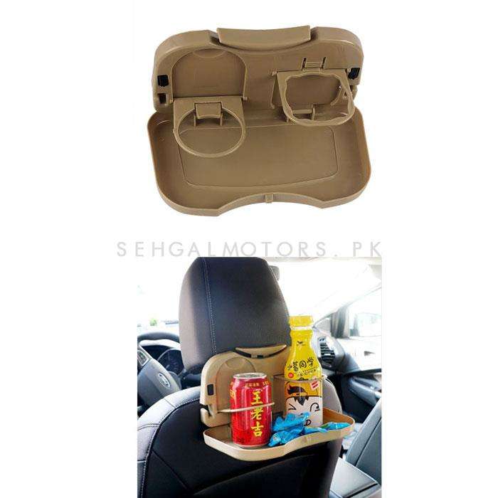 Car Travel Back Seat Diner Cup Dining Tray Table - Multi Color