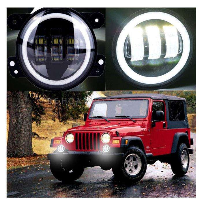 Jeep Fog Lamps Bumper Light Style B Small For Bumper - Pair