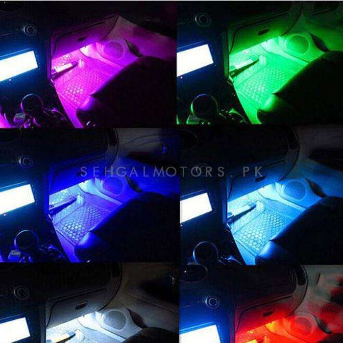 7 Color LED Car Interior Ambient Light | Remote Controlled