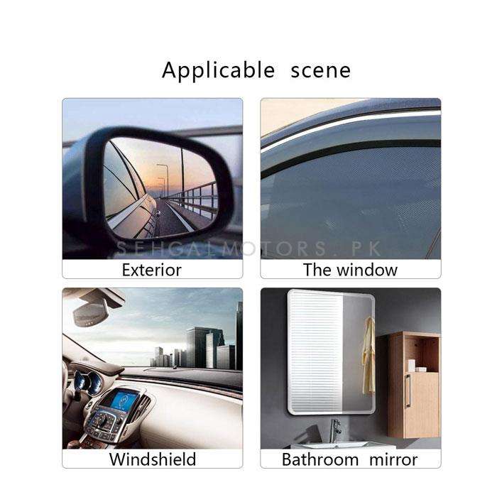 Anti Fog Rear view Side Mirror Circle Waterproof Film - Pair