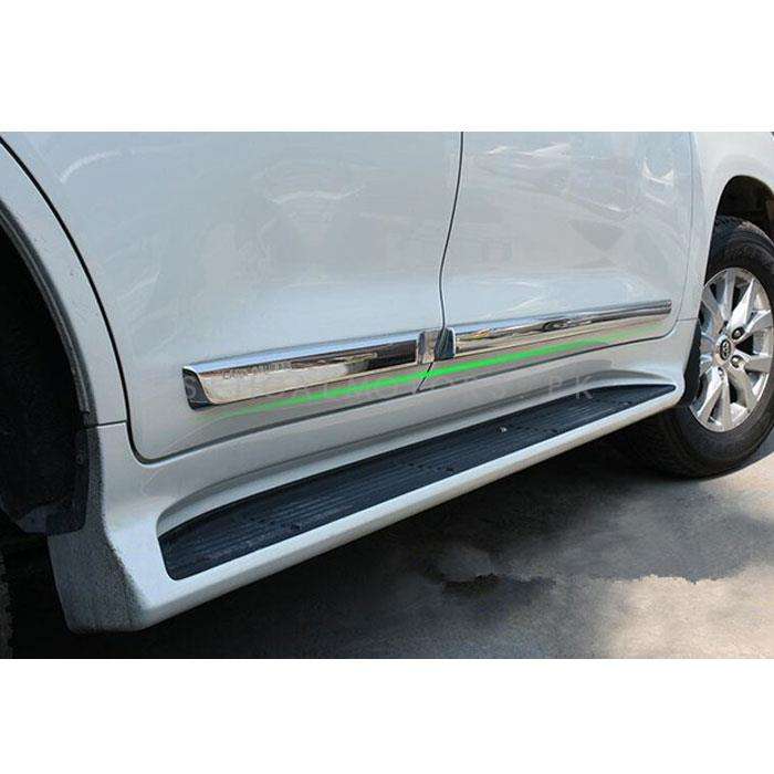 Toyota Land Cruiser Full Chrome Side Moulding - Model 2015-2021