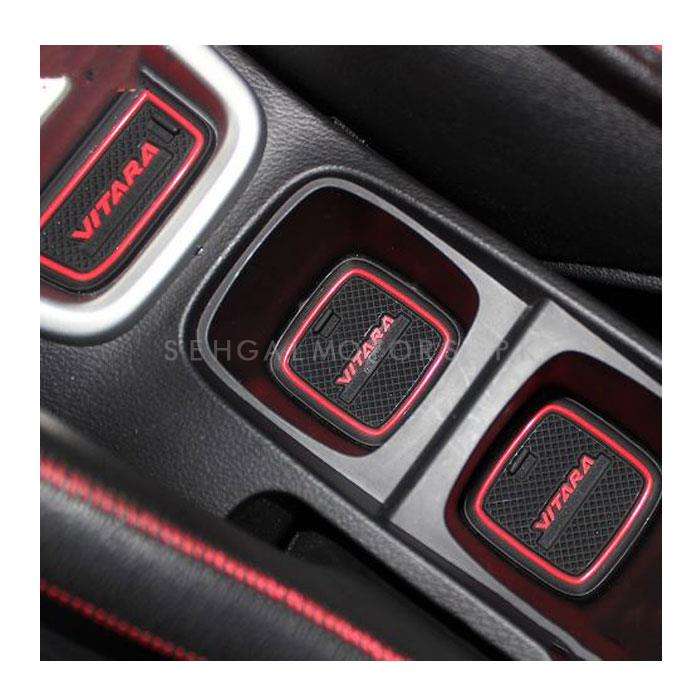 Suzuki Vitara PVC Interior Mats Red - Model 2016-2021