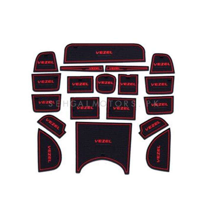 Honda Vezel PVC Interior Mats Red - Model 2013-2021