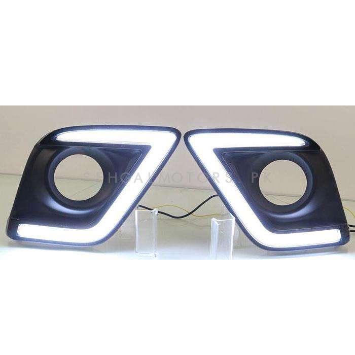 Toyota Hilux Revo/Rocco Fog Lamps Light DRL Covers