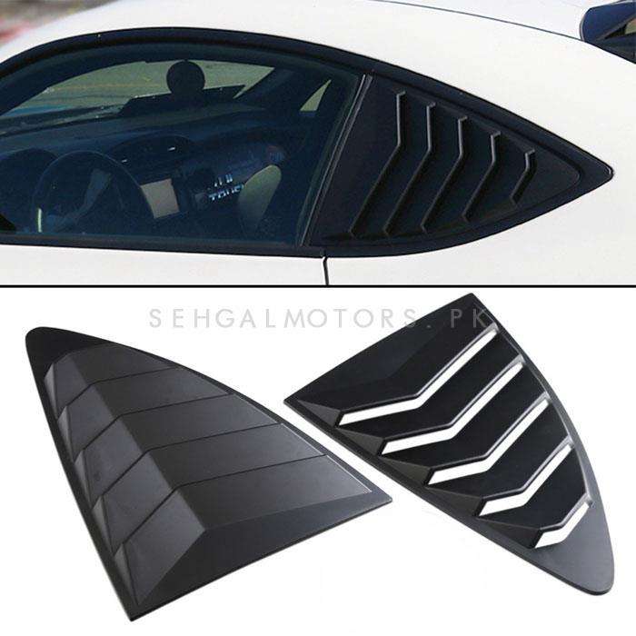 Toyota Corolla Quarter Glass Evo Rack Louver Vents 2 Pcs - Model 2014-2021