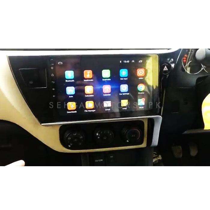 Toyota Corolla Face Lift Android LCD Black 10 Inches - Model 2017-2021