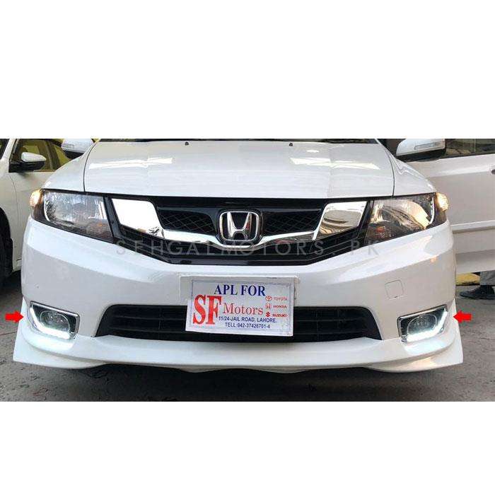 Honda City Maximus DRL Fog Lamps Lights Cover - Model 2015-2021