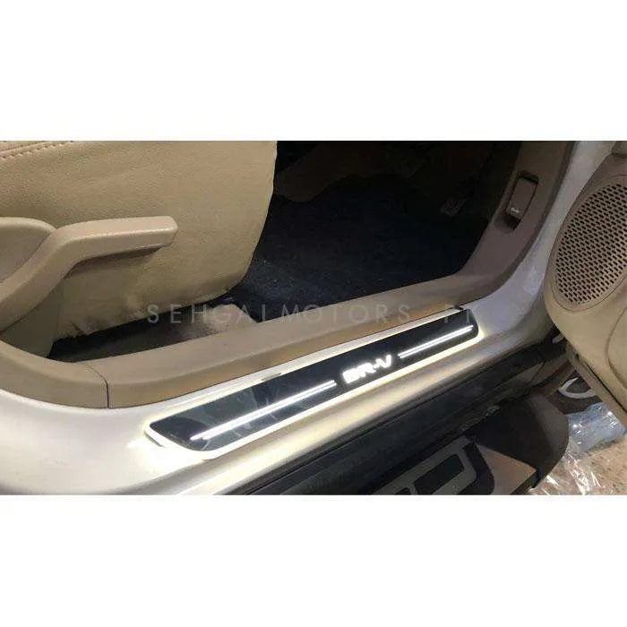 Honda BRV Glass LED Sill Plates / Skuff LED panels Warm White - Model 2017-2021