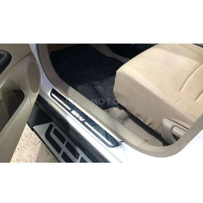 Honda BRV Glass LED Sill Plates / Skuff LED panels Warm White - Model 2017-2021