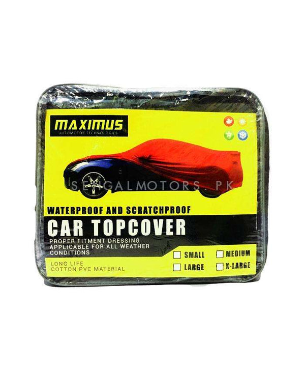 Toyota Aqua Custom Maximus Non Woven Scratchproof Waterproof Car Top Cover - Model 2012-2019