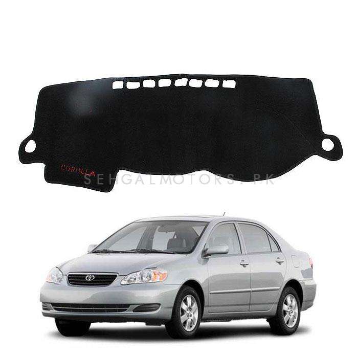 Toyota Corolla Dashboard Carpet  Black - Model  2004 - 2008