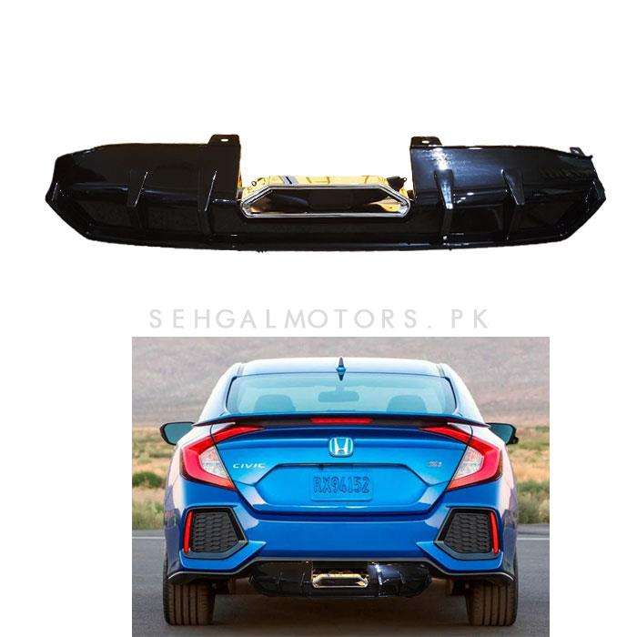 Honda Civic New Si Style Glossy Diffuser - Model 2016-2021